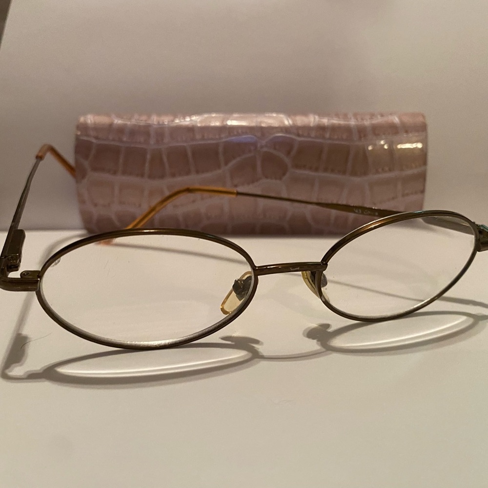 Prescription glasses.